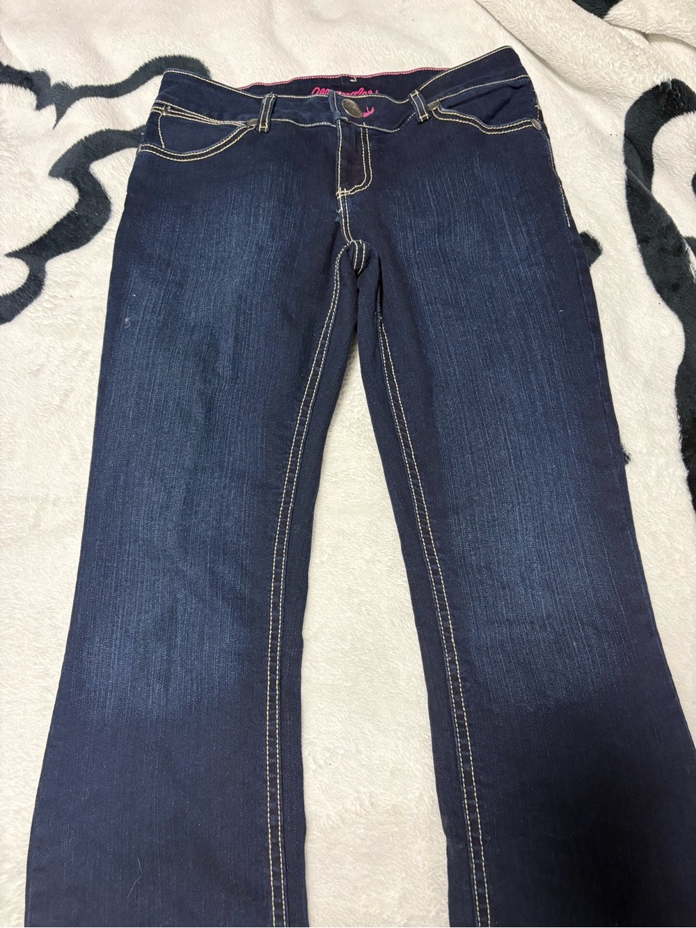 Wrangler Women's Dark Blue Wide Leg Jeans - Picture 1 of 3